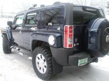 MIDNIGHT BLUE METALLIC,NAVIGATION,DVD,SUNROOF,MONSOON STEREO,HEATED LEATHER,H3 LOGO EMBROIDED ON D HEADREST,PIAA OFF RD.LIGHTS,BLING STUFF,NEW WINTER(NITTO)TIRES AND NEW SET OF SUMMER(DUB)RIMS AND TIRES.HELL NO I'M NOT DONE YET!
