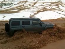deep winter mud.