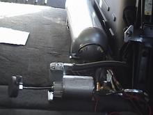3 Gallon Tank by Via Air with Hight output Compressor. Loud compressor not reccomended to be installed inside the Cargo Area.