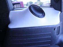 Custom Enclosure for the Rear Passenger Side! No Cutting or Modification Required! Simply Remove the Storage Tray and Enclosure Slips Rights in.
