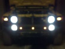 Marker lights in lower grill - in progress