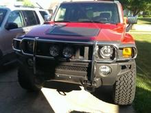 Another view with the brush guard
