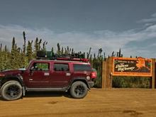 Heading up the Dalton Highway (Ice Truckers Road) in Northern Alaska.