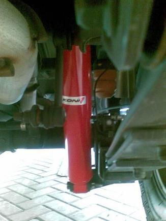 Koni Raid Shocksw fitted to the H3 V8