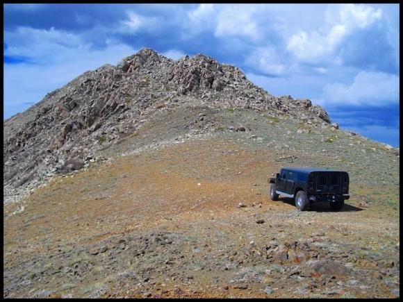 10,000 ft. Northern Nevada ok maybe 9,000 ft.
