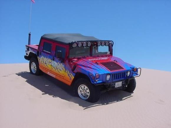 Cyclone Hummer in the beginning of the build 2001
