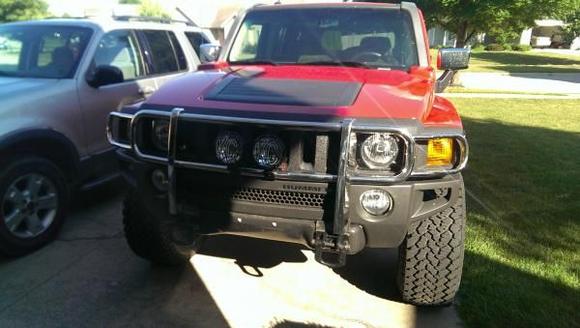 Another view with the brush guard