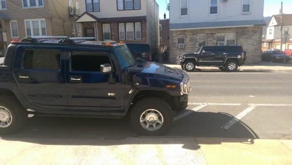 The H2 and My Father's H3X in the background