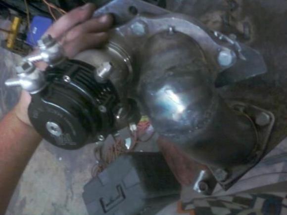 tial open dump off of 16g flange