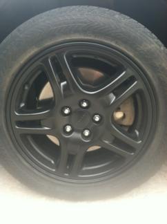 Stock rims painted