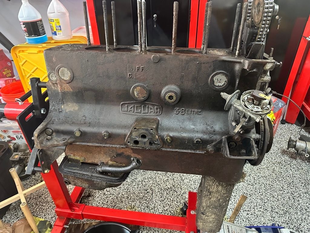 Engine - Complete - XK 3.8 Block - Seized Pistons - Used - All Years Jaguar All Models - Buckeye, AZ 85396, United States