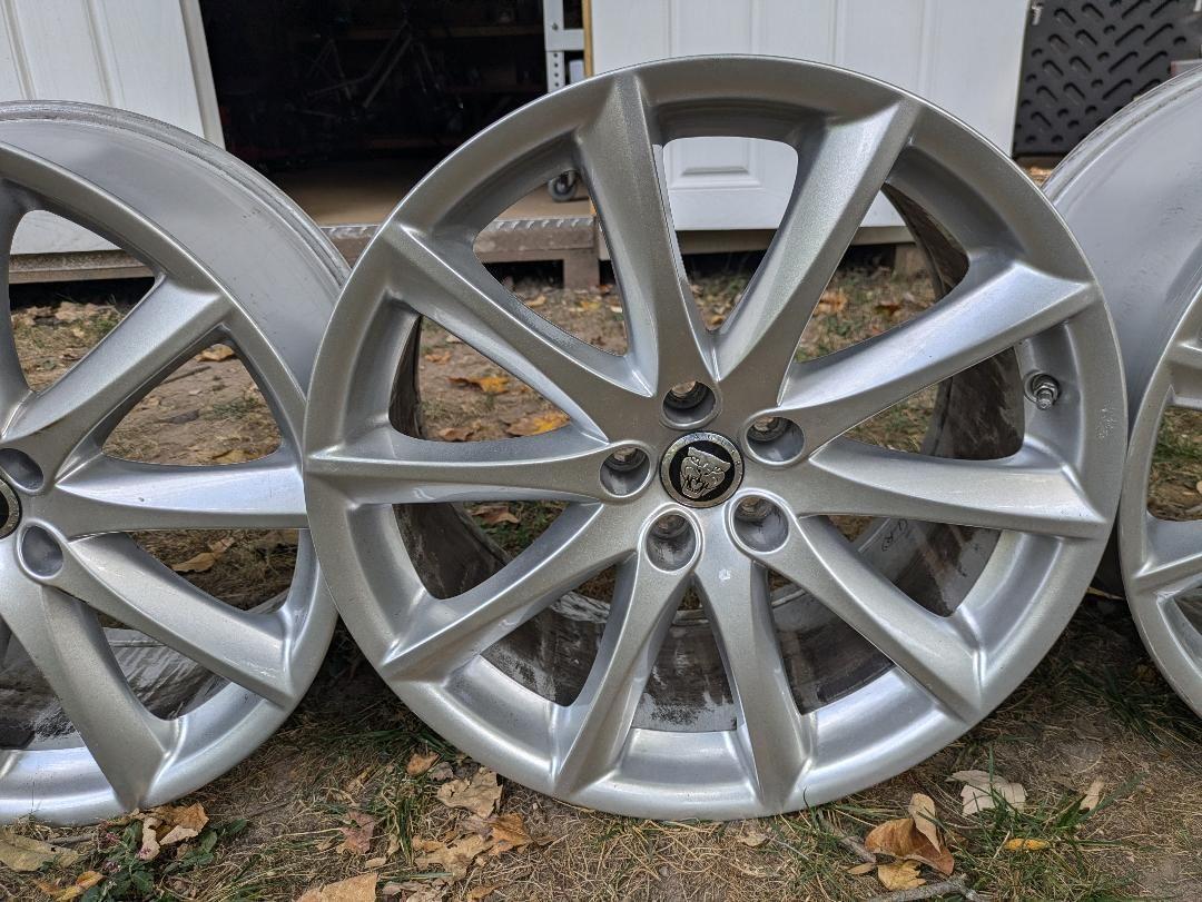 Wheels and Tires/Axles - Jaguar OEM Staggered Aleutian Wheels - 9x19 Front / 10x19 Rear - Used - 0  All Models - Ambler, PA 19002, United States