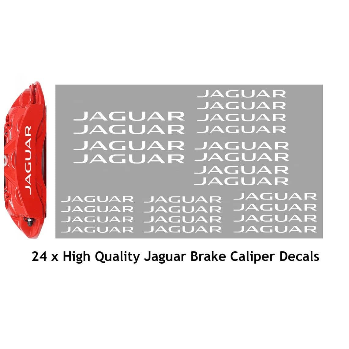 Miscellaneous - $1 Jaguar Brake caliper decals - New - 0  All Models - Phoenix, AZ 85251, United States