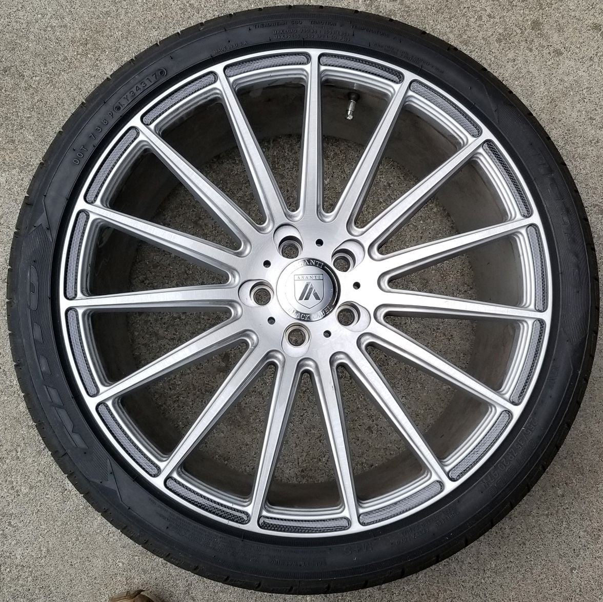 Wheels and Tires/Axles - Asanti Black Label ABL-14 Wheels and Tires ($1,500 + shipping) - Used - 2014 to 2019 Jaguar F-Type - Grand Island, NY 14072, United States