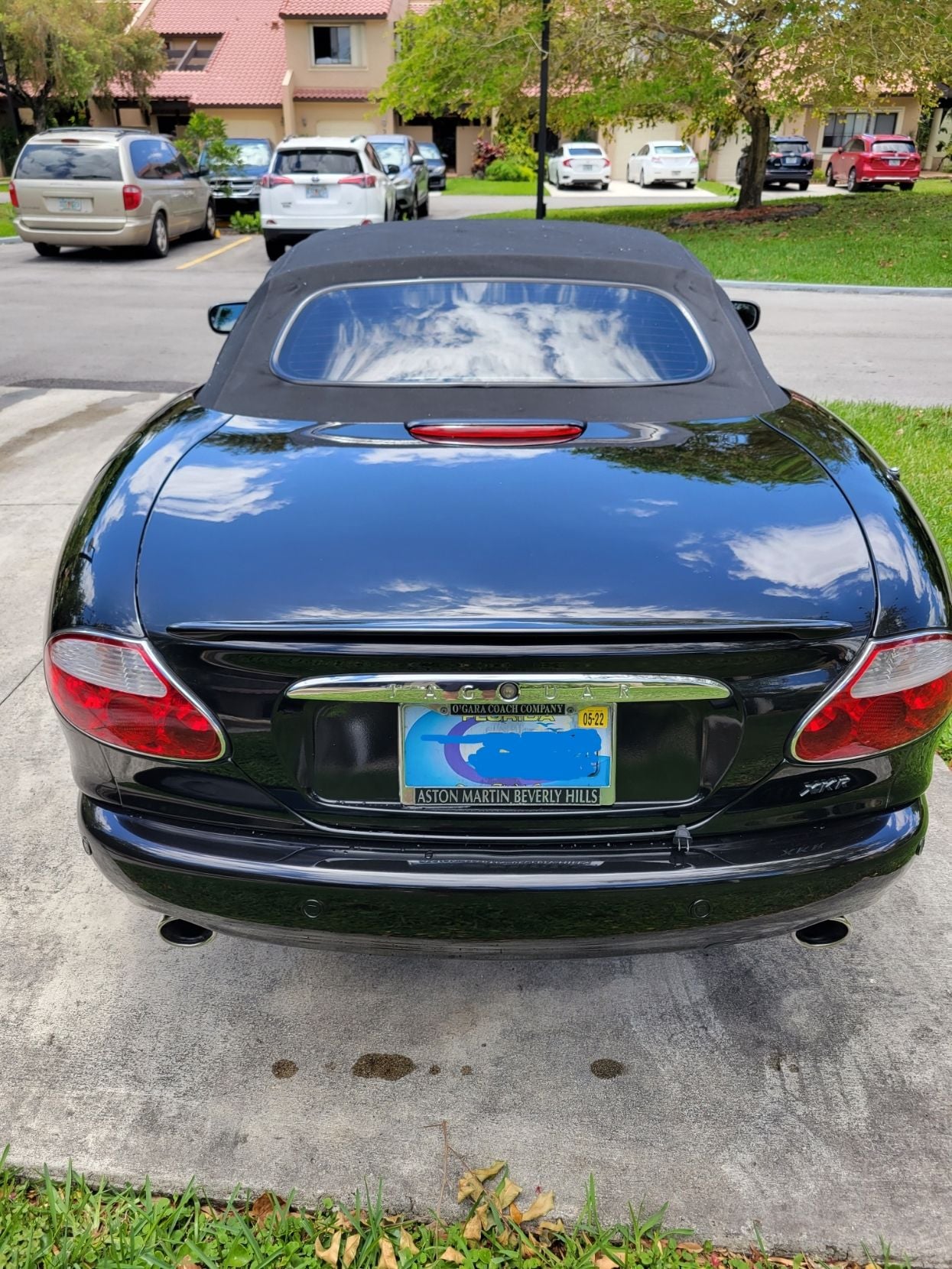 2002 Jaguar XKR - 2002 Jaguar XKR Convertible, metal Anthracite Black Exterior, black Leather interior - Used - VIN SAJDA42B32PA26563 - 61,000 Miles - 8 cyl - 2WD - Automatic - Convertible - Black - Miami, FL 33178, United States