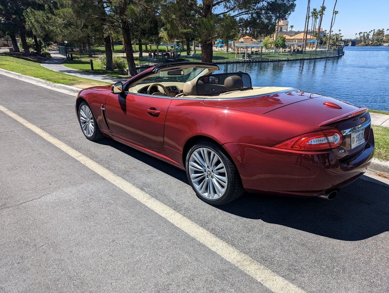 2010 Jaguar XK - 2010 XK Convertible, Claret Metallic - Used - VIN SAJWA4GB7ALB36555 - 8 cyl - 2WD - Automatic - Convertible - Other - Las Vegas, NV 89128, United States