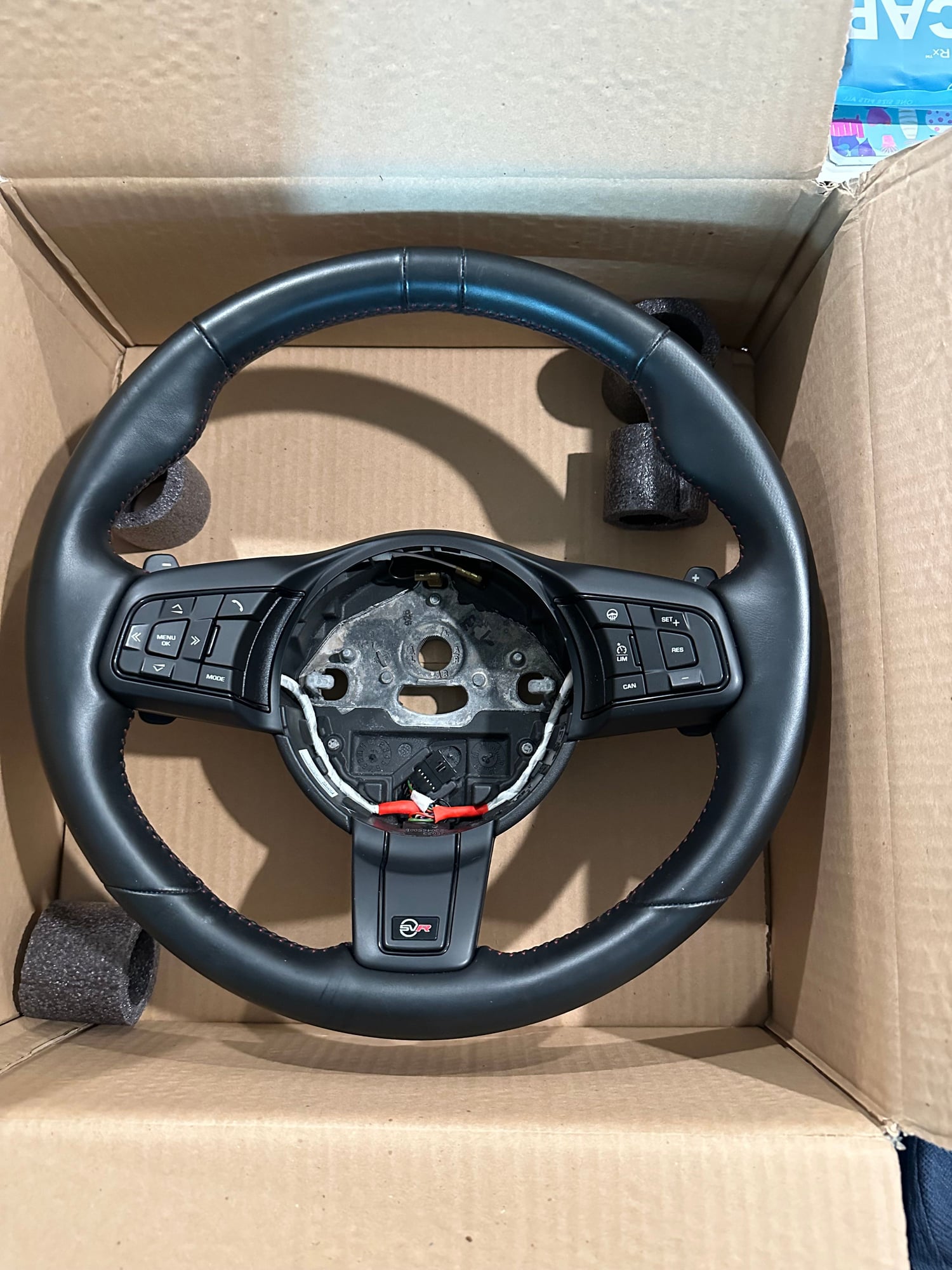 Interior/Upholstery - F-Type SVR Steering Wheel - Used - 0  All Models - San Diego, CA 92119, United States