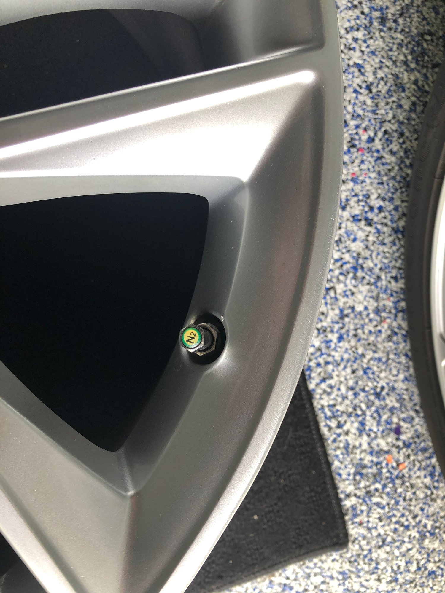 Wheels and Tires/Axles - OEM Silver F Type R Gyrodynes (20x9 et55, 20x10.5 et38) + TPMS - Used - 2014 to 2020 Jaguar F-Type - San Antonio, TX 78154, United States