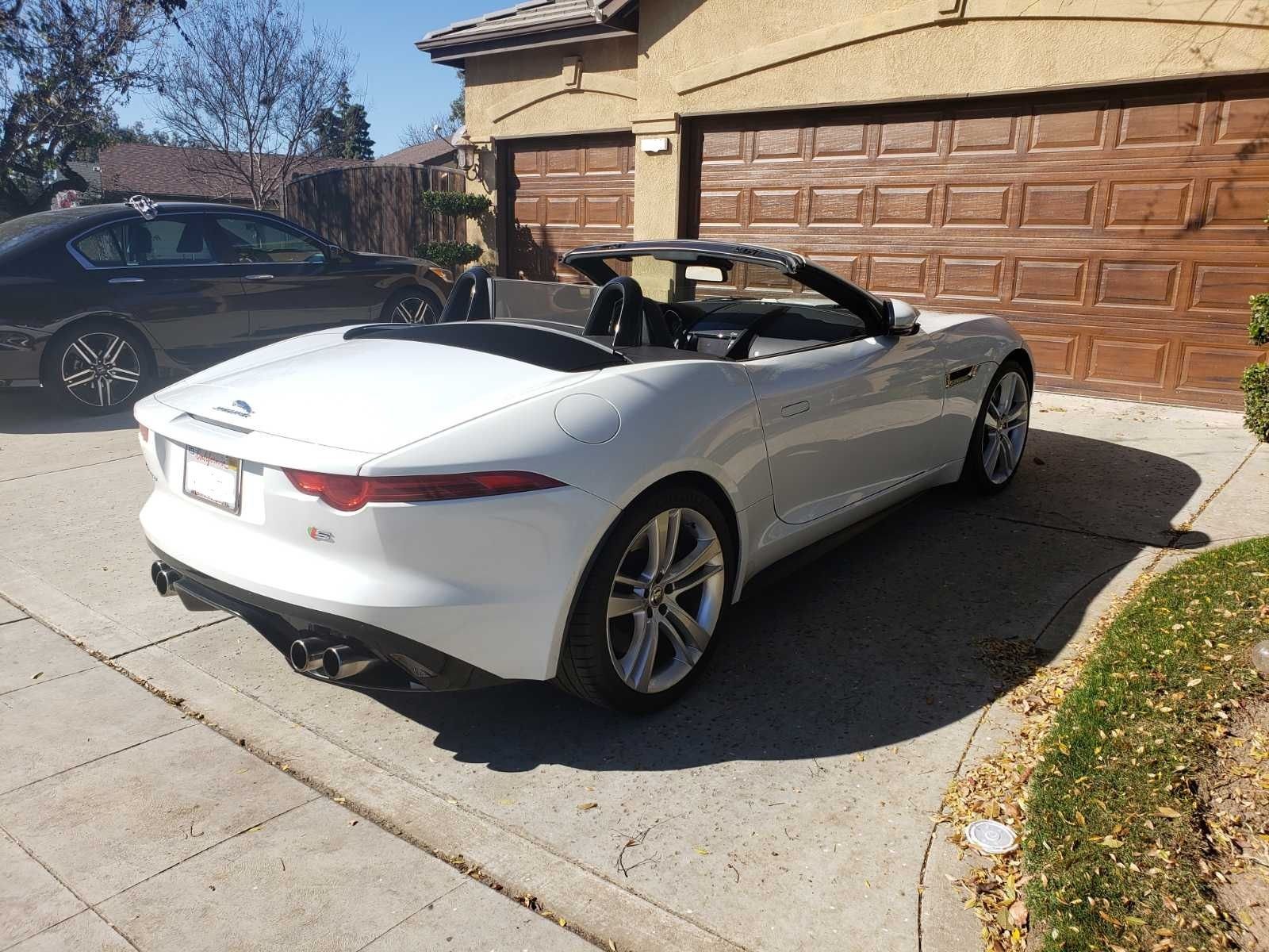 2014 Jaguar F-Type - 2014 F-Type V8S - Clean carfax, Title in hand - Used - VIN SAJWA6GL1EMK07752 - 56,950 Miles - 8 cyl - 2WD - Automatic - Convertible - White - Fresno, CA 93611, United States