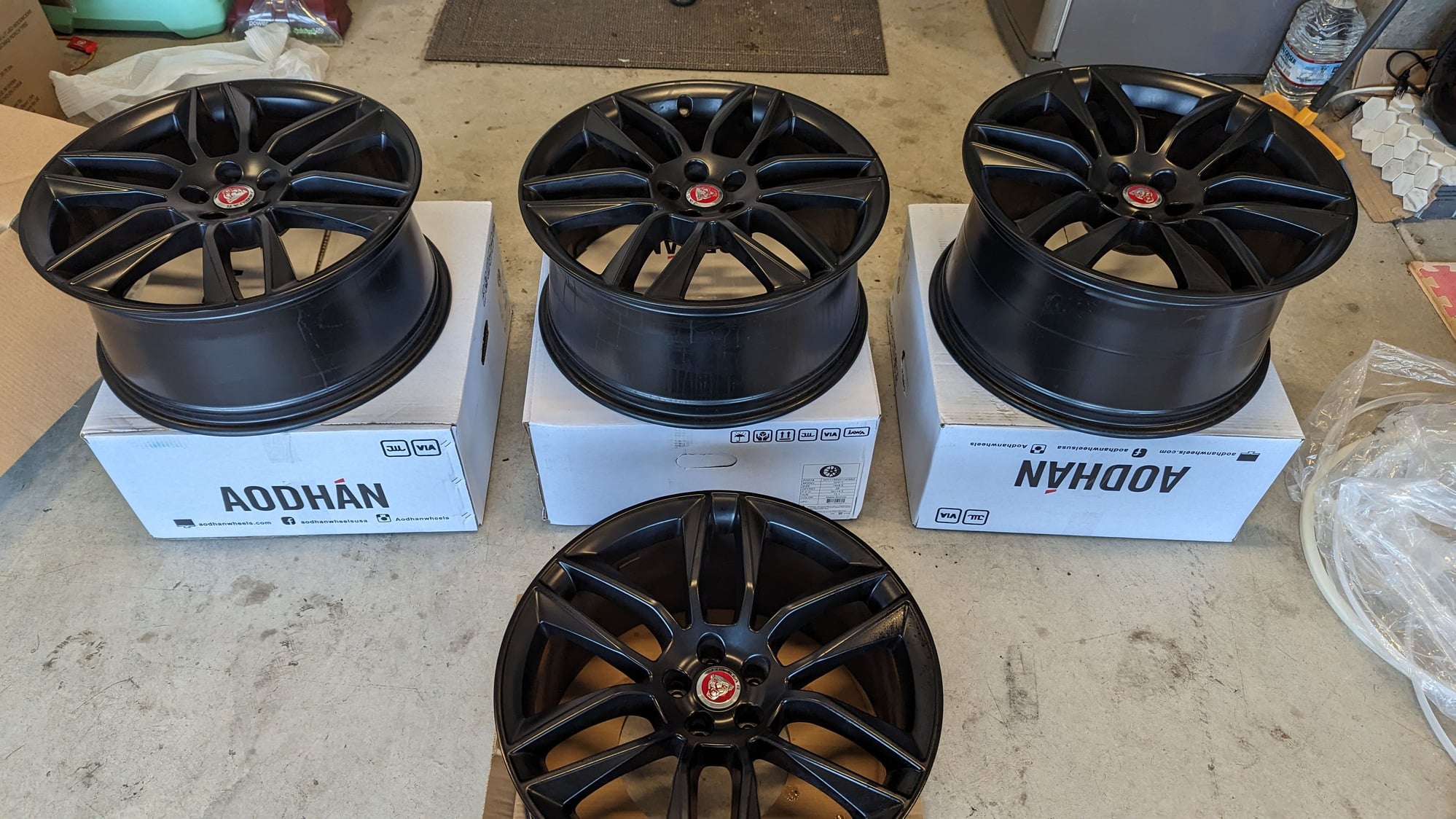 Wheels and Tires/Axles - 20 Inch Jaguar F-Type Gyrodyne Wheels Rims in rare Satin Black - Used - 0  All Models - Rancho Cucamonga, CA 91730, United States