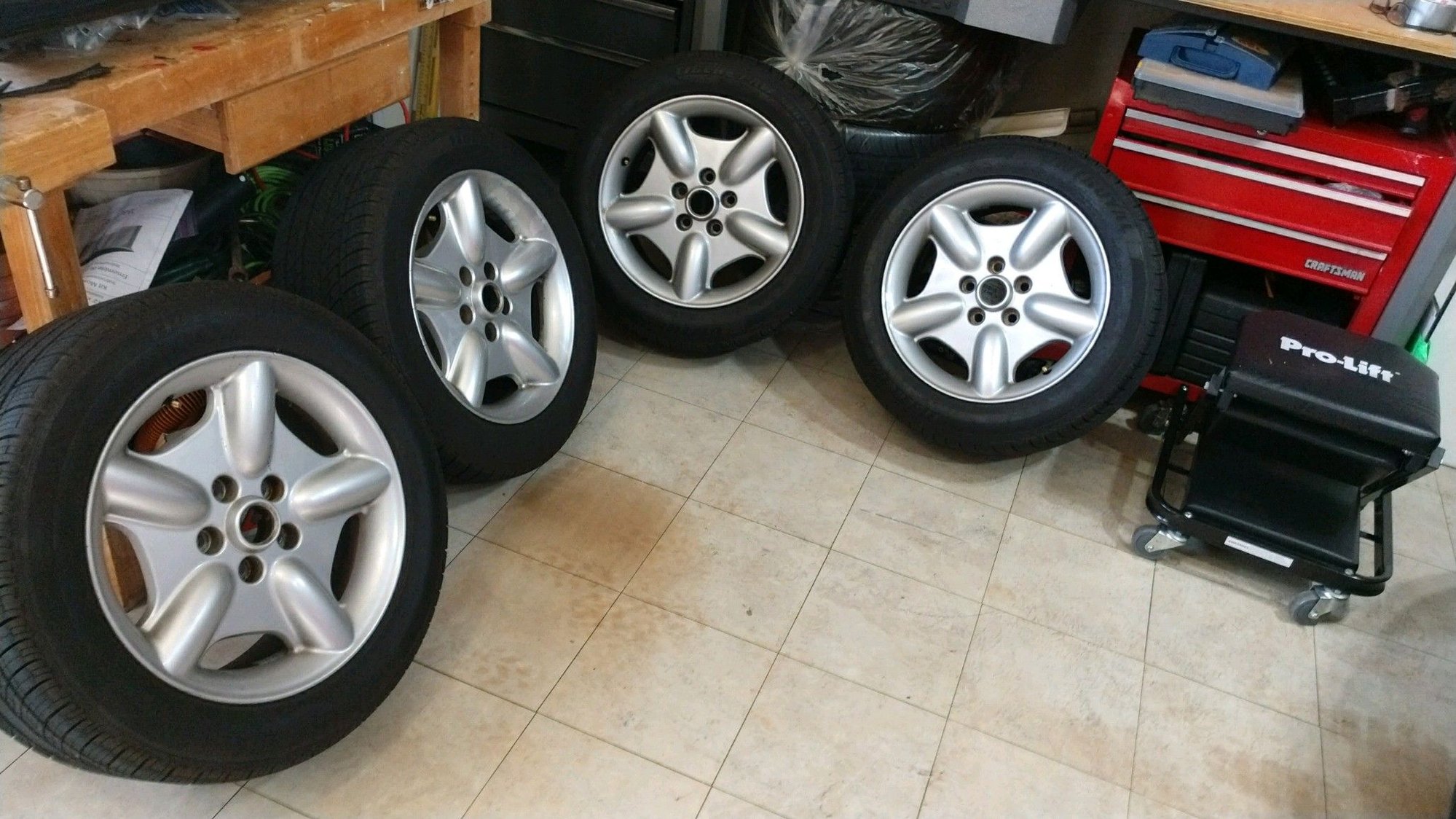 Wheels and Tires/Axles - set of XK8 wheels with like brand new tires, couple months old with 2k miles - Used - 1997 to 2015 Jaguar XK - Wellington, FL 33414, United States