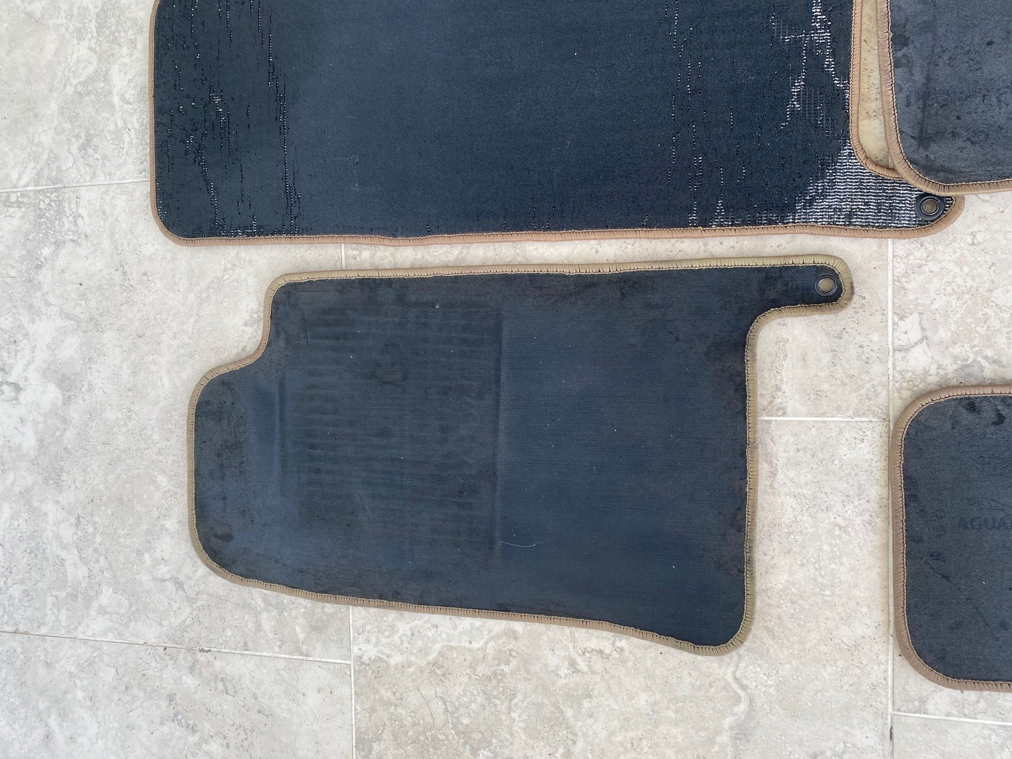 Jaguar Original Logo Floor Mats Fits XJ6, XJ8, XJR, Vanden Plas