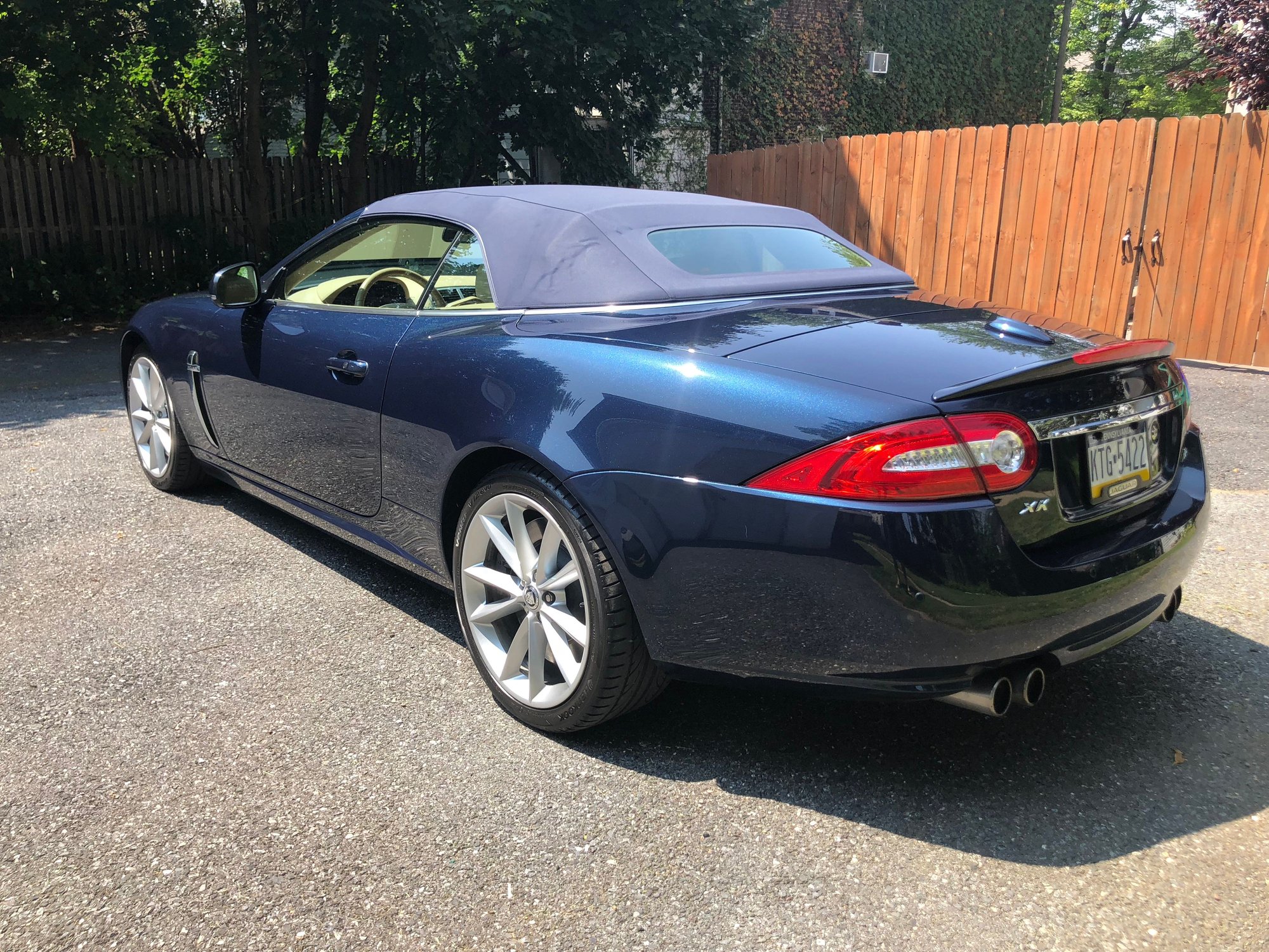 2010 Jaguar XKR - 2010 XKR Vert Blue/Tan. Baby on the way so it's gotta move! - Used - VIN SAJWA4EC2AMB38641 - 46,000 Miles - 8 cyl - 2WD - Automatic - Convertible - Blue - Bethlehem, PA 18018, United States