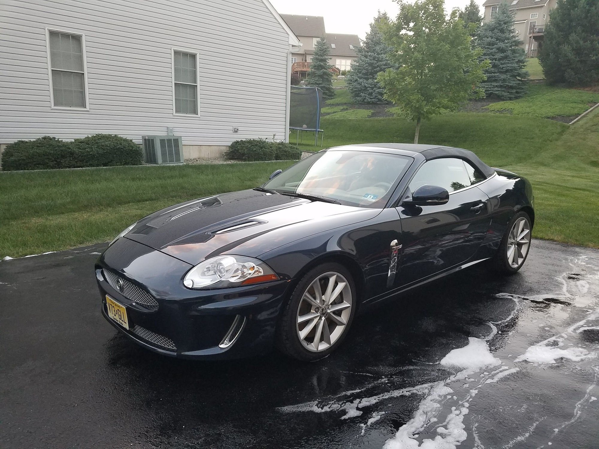 2010 Jaguar XKR - 2010 XKR Vert Blue/Tan. Baby on the way so it's gotta move! - Used - VIN SAJWA4EC2AMB38641 - 46,000 Miles - 8 cyl - 2WD - Automatic - Convertible - Blue - Bethlehem, PA 18018, United States