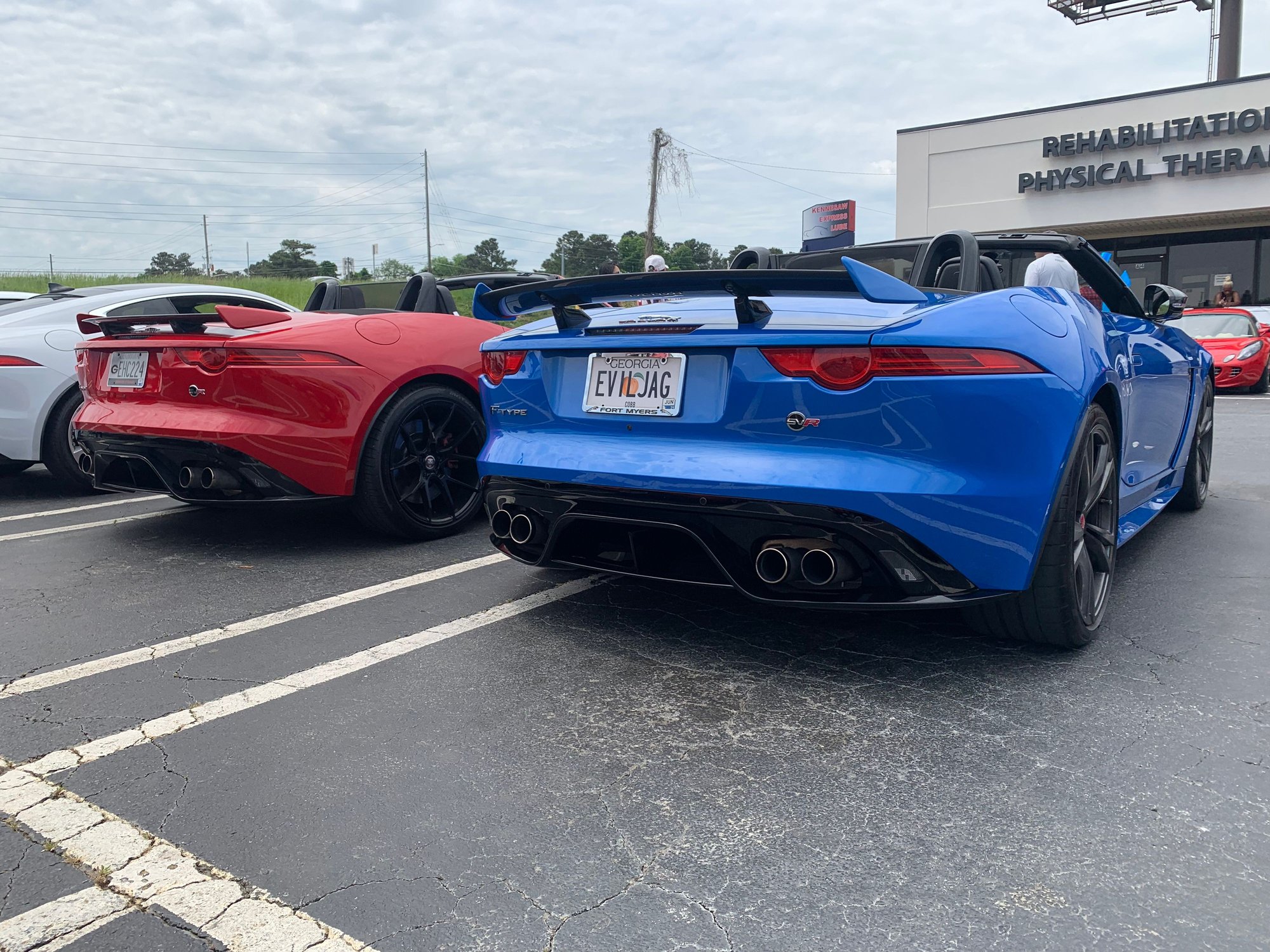 2017 Jaguar F-Type - 17 SVR Convertible $78k Ultra Blue - Used - VIN SAJWJ6K8XHMK42734 - 20,700 Miles - 8 cyl - 4WD - Automatic - Convertible - Blue - Atlanta, GA 30339, United States