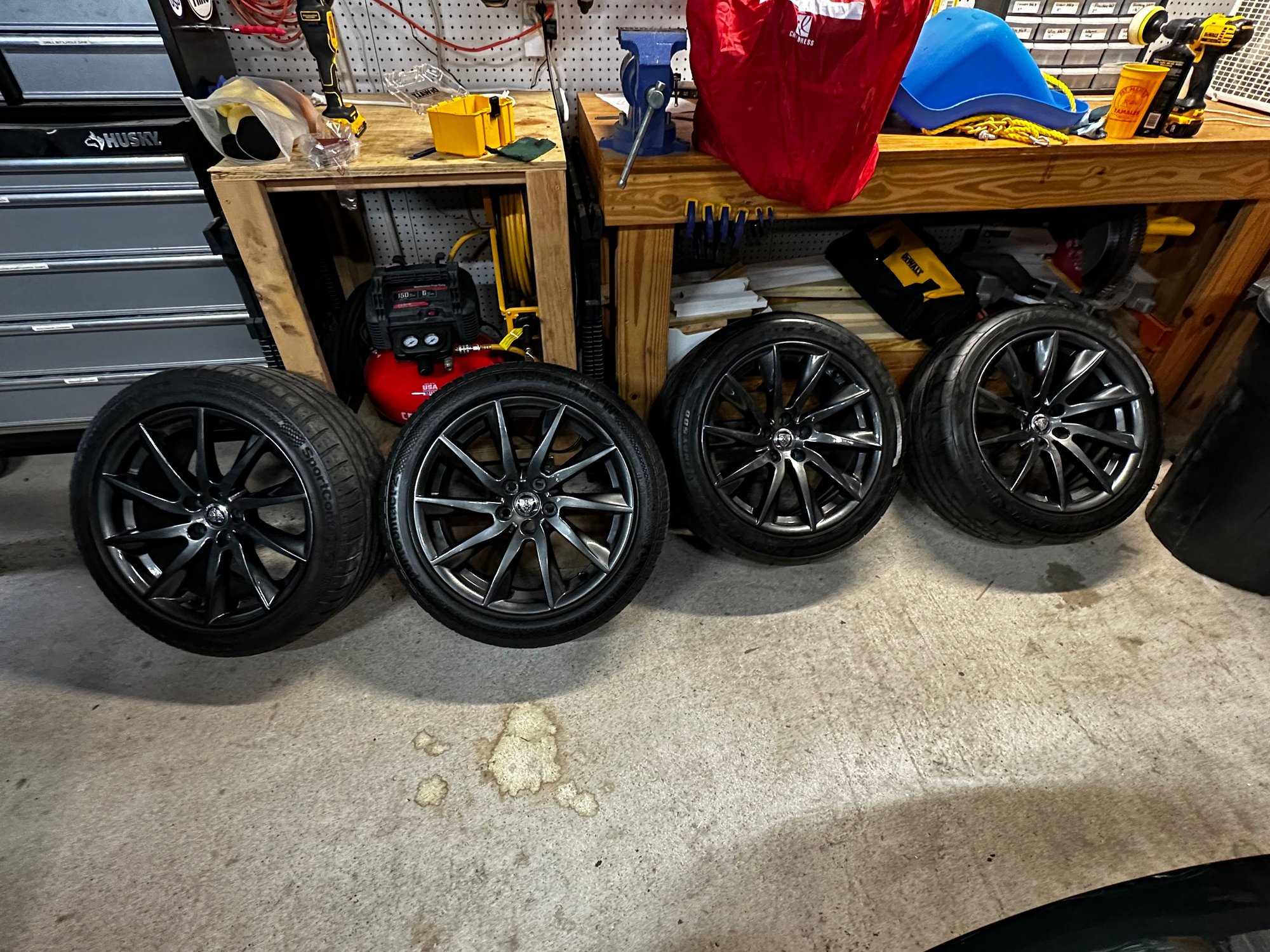 Wheels and Tires/Axles - Set of 4 Wheels and Tires from F-Type - Used - 2014 to 2024 Jaguar F-Type - Houston, TX 77008, United States