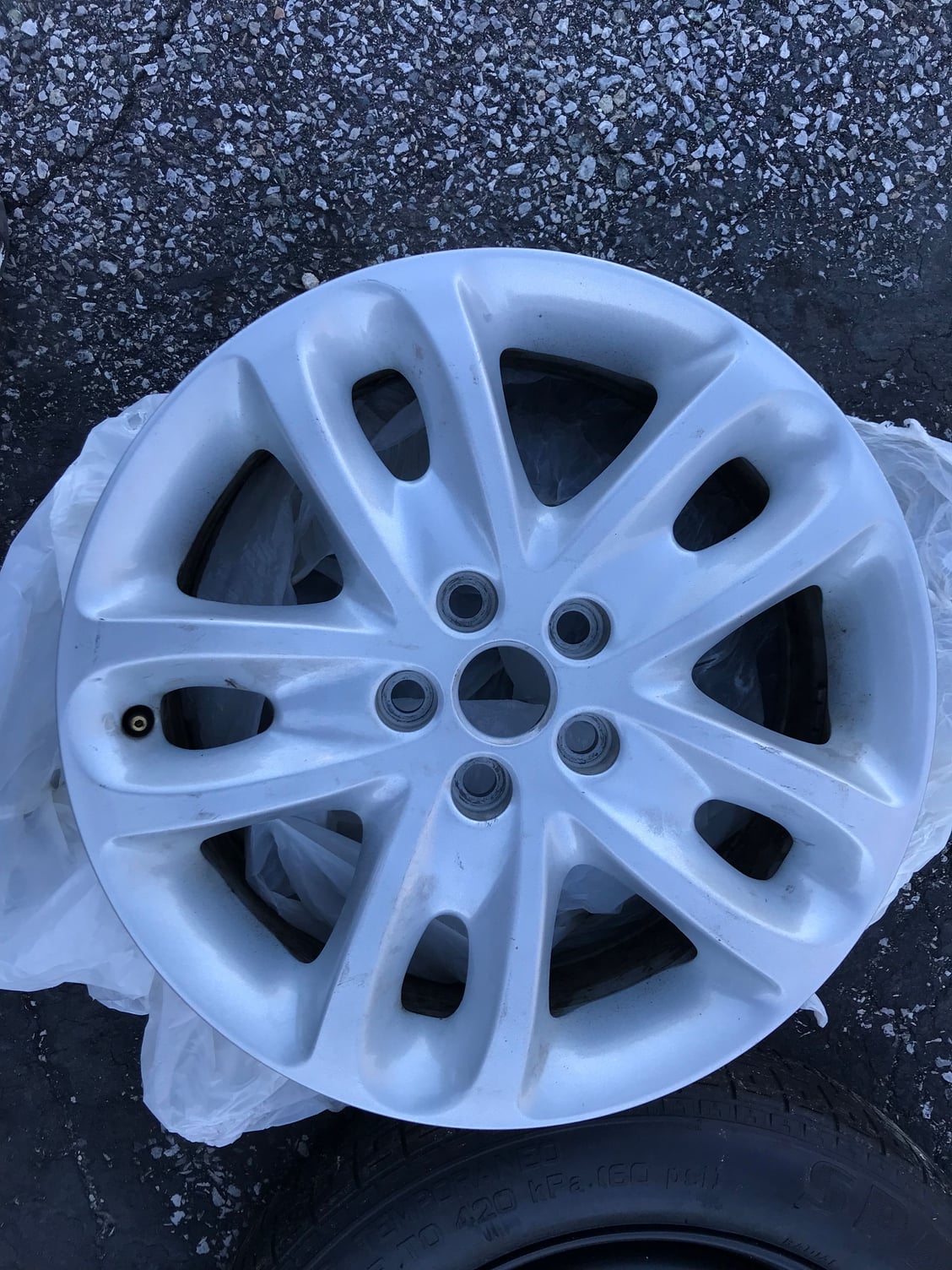 Wheels and Tires/Axles - 4 Aguila Rims and Factory Spare - Used - 2002 to 2008 Jaguar X-Type - Suffolk County, NY 11730, United States