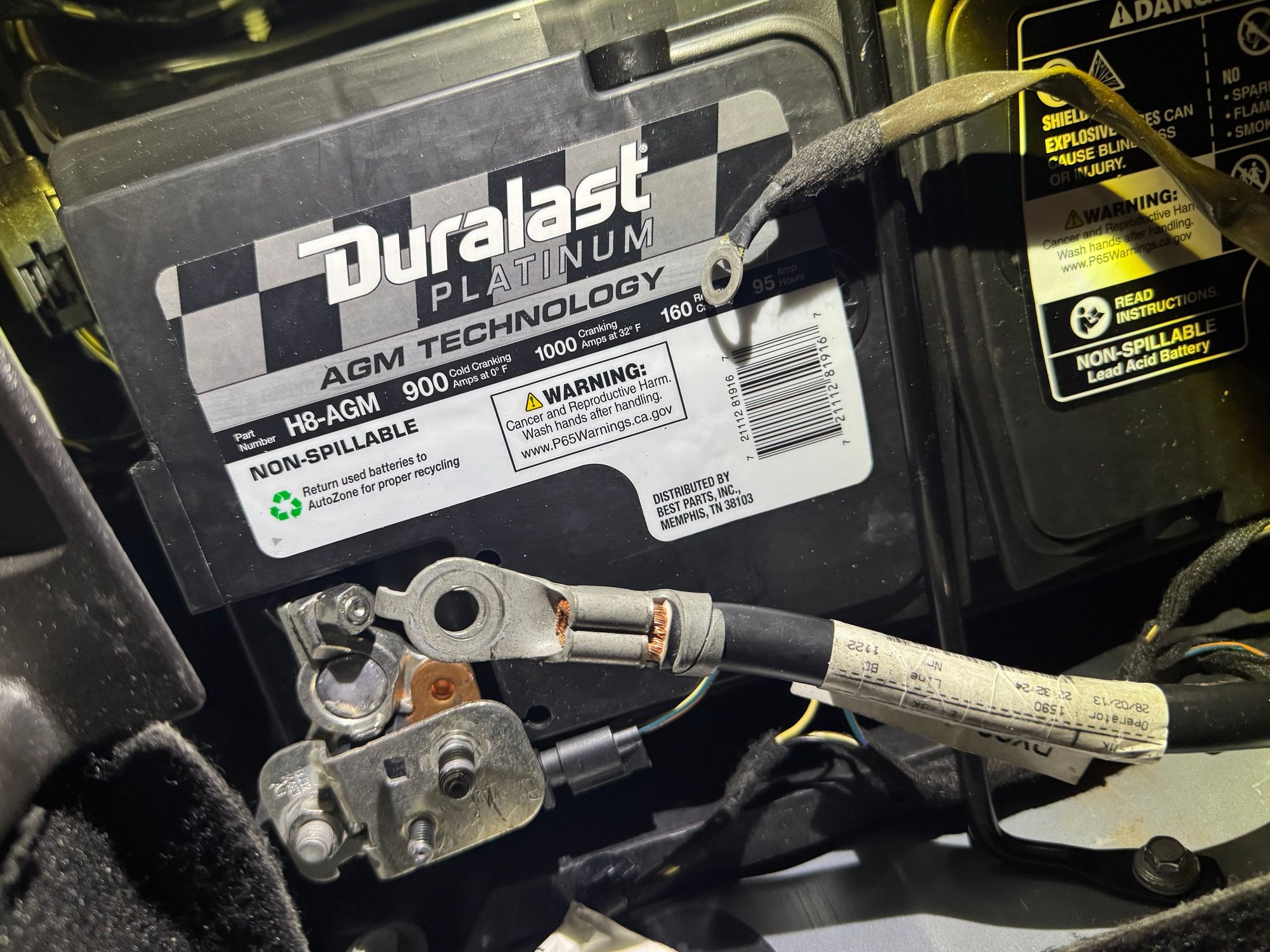 2013 JAGUAR XF - Attempt at battery replacement - Lost on where to connect the remaining cables