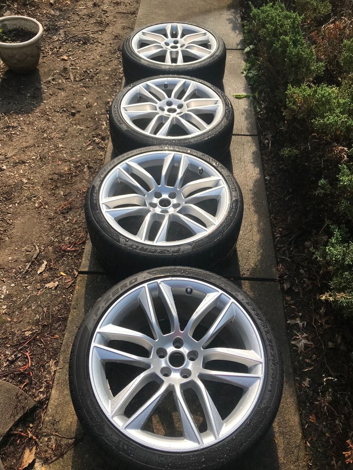 Wheels and Tires/Axles - F-Type R 20" Gyrodyne Wheels and Pirelli Tires, Like New - Used - All Years Jaguar F-Type - Columbus, OH 43206, United States