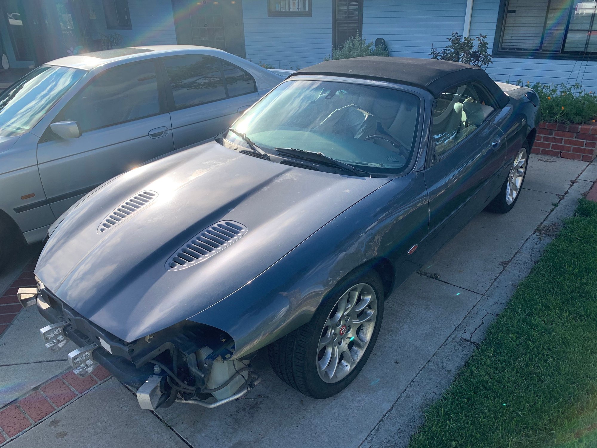 2001 Jaguar XKR - 2001 XKR Blue Gray with Oatmeal with lots of parts. - San Luis Obispo, CA 93405, United States