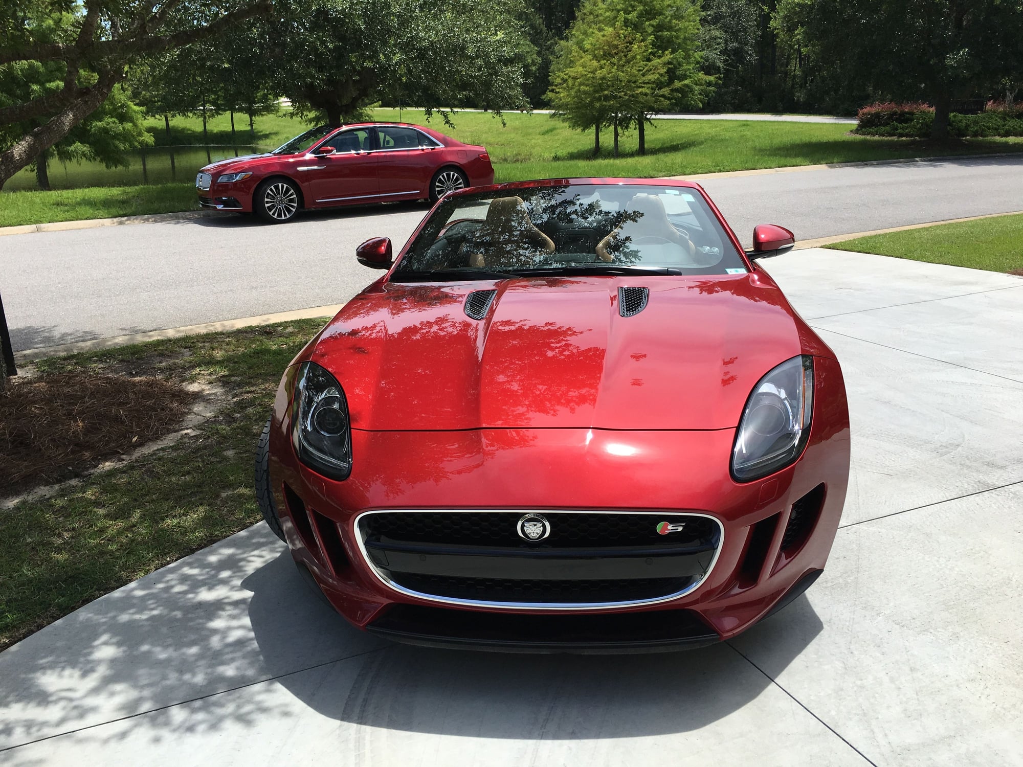 2014 Jaguar F-Type - 2014 F-type S Convertible Italian Racing Red - Used - VIN SAJWA6FCXE8K08702 - 26,100 Miles - 6 cyl - 2WD - Automatic - Convertible - Red - Bluffton, SC 29909, United States