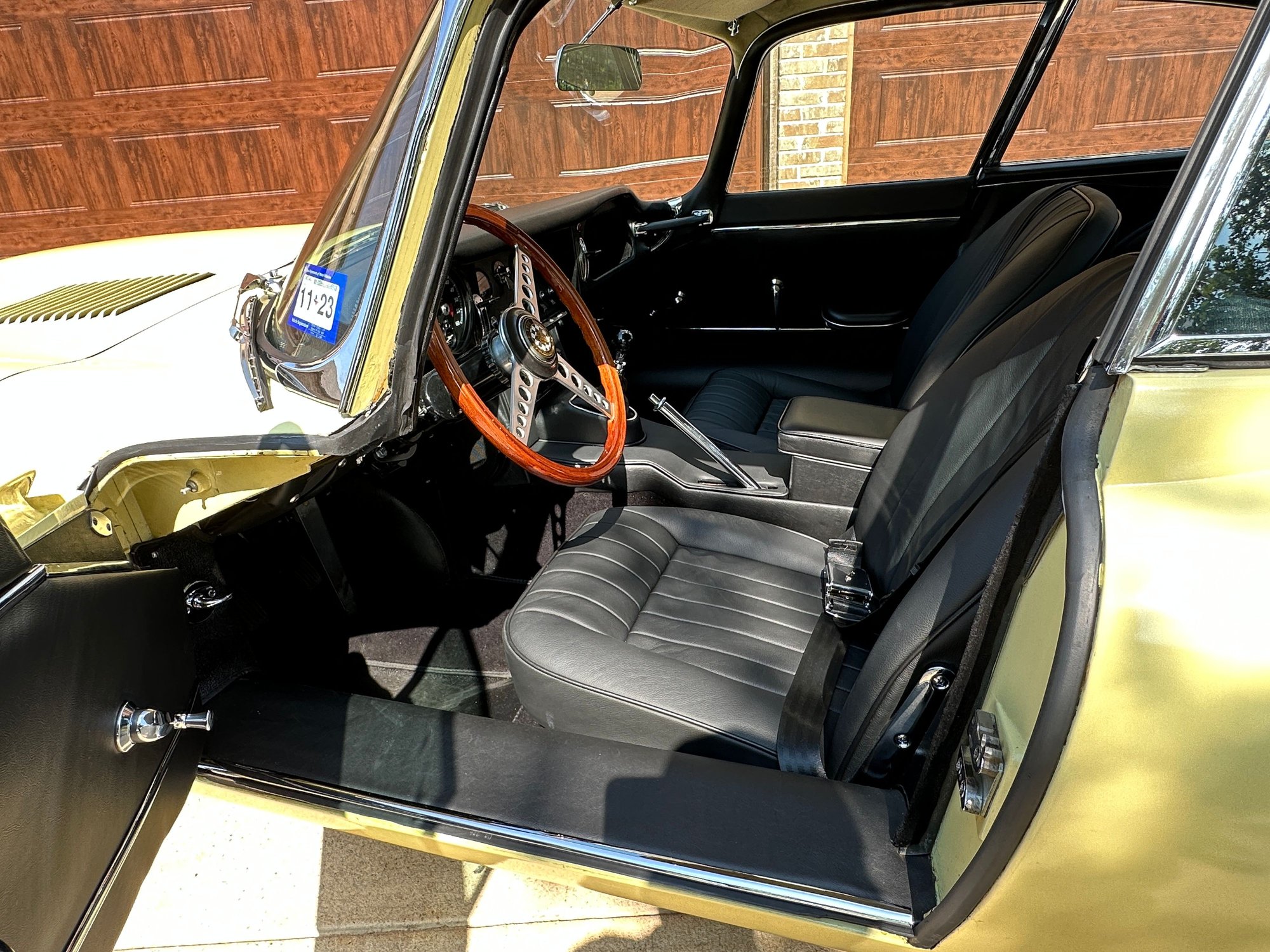 1967 Jaguar XKE - 1967 Jaguar E-Type - Series 1 Coupe - 5-Speed, Rebuilt Engine, Power Steering - Used - VIN 1E33329---------- - 78,600 Miles - 6 cyl - 2WD - Manual - Coupe - Yellow - Lucas, TX 75002, United States