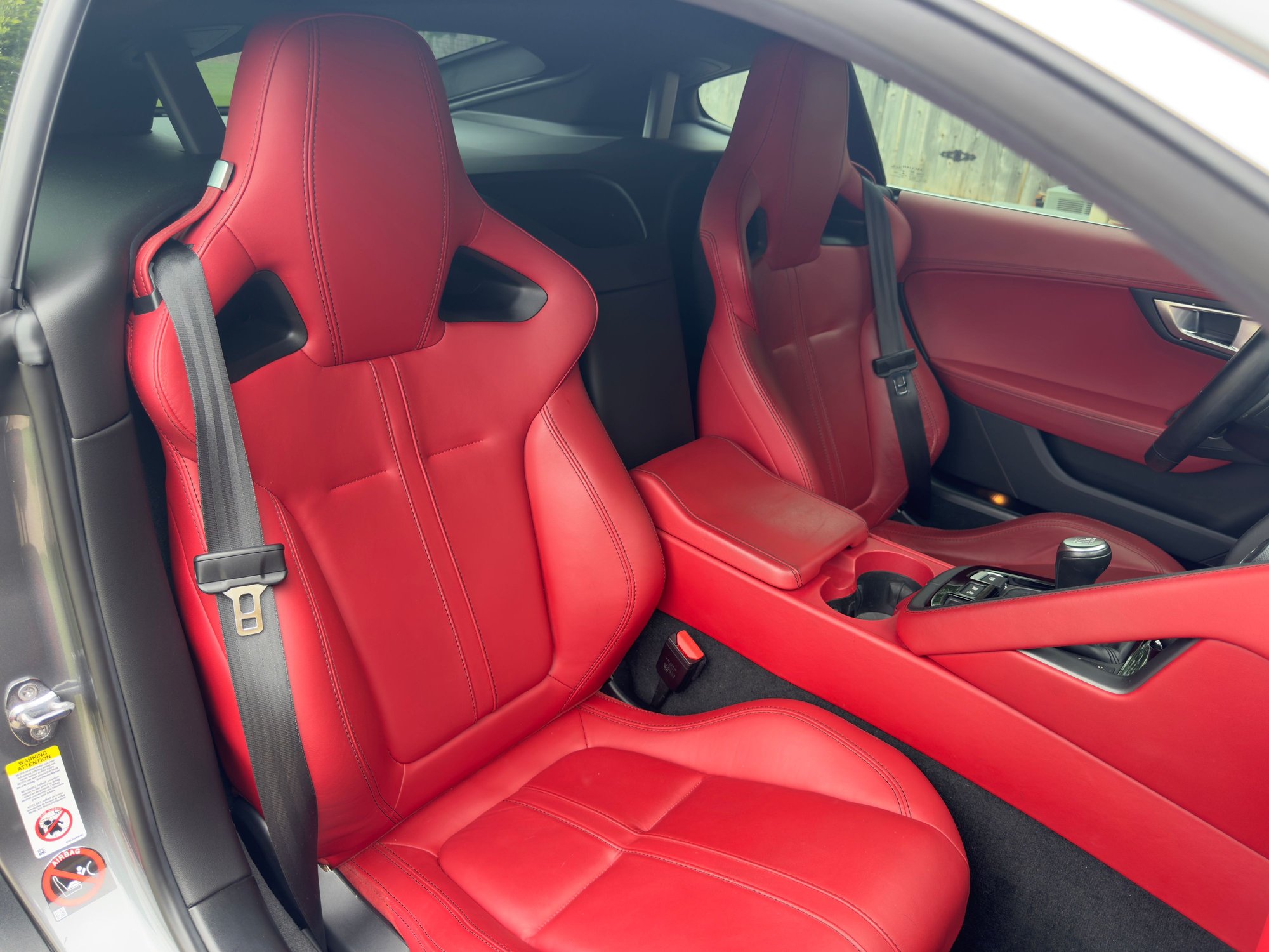 2016 Jaguar F-Type - 2016 Jaguar F-Type V6S M/T - Used - VIN SAJWB6BCXG8K28048 - 27,300 Miles - 6 cyl - 2WD - Manual - Coupe - Gray - Oklahoma City, OK 73179, United States