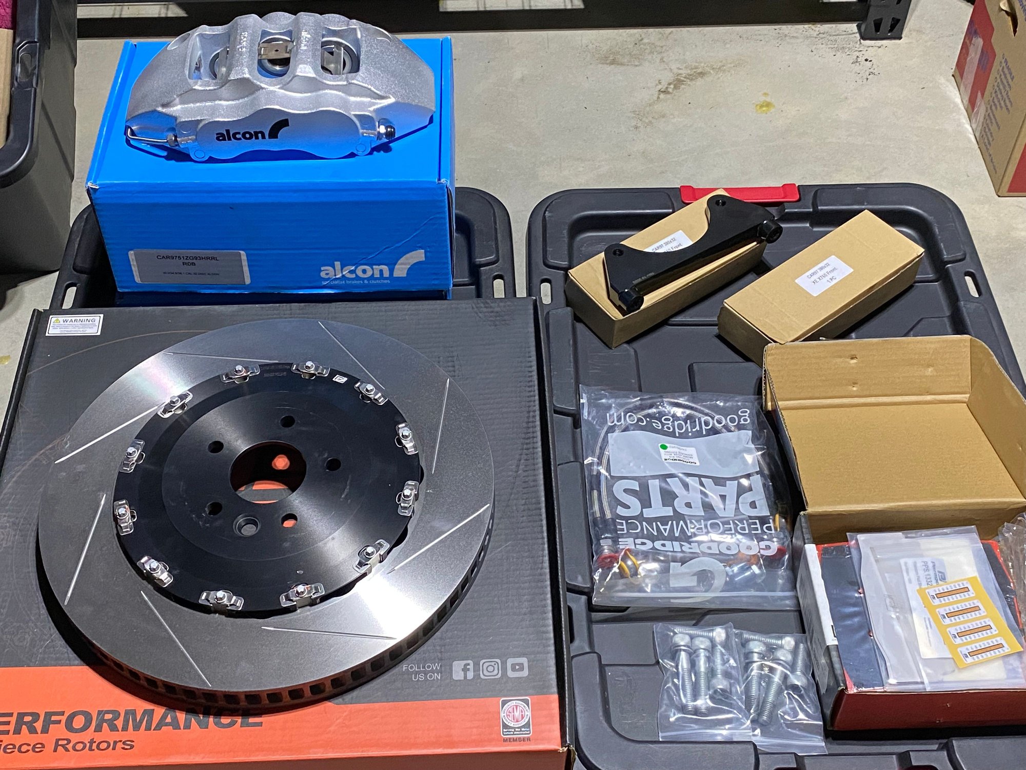 Brakes - Paragon Performance 380mm Alcon BBK, XE x760 / XF x260 ~NEW~ - New - 2015 to 2021 Jaguar XE - 2016 to 2021 Jaguar XF - Naperville, IL 60564, United States