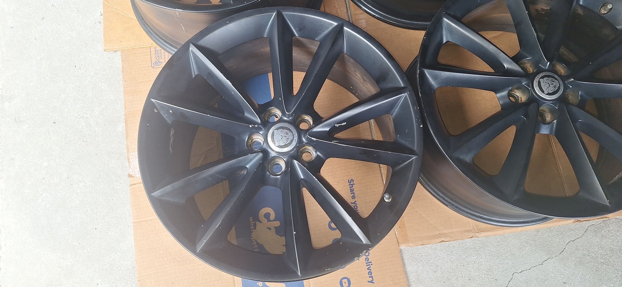 Wheels and Tires/Axles - Jaguar XK 19 inch Wheels set of 4 - Used - Orlando, FL 32819, United States