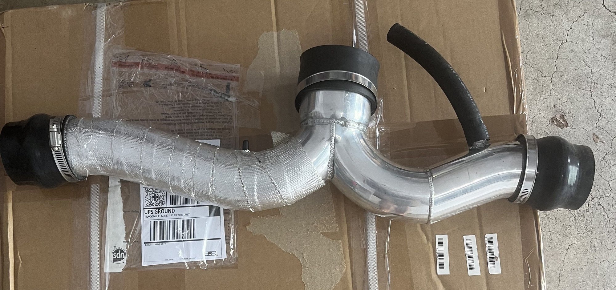 Engine - Intake/Fuel - Mina Gallery Stainless Intake Tube Kit V6 - New - 2012 to 2015 Jaguar XF - Philadelphia, PA 19101, United States