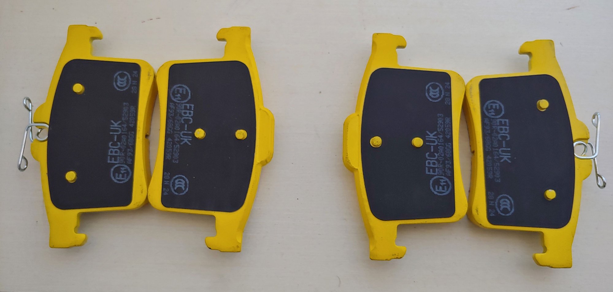 rear Brake Pad Shape