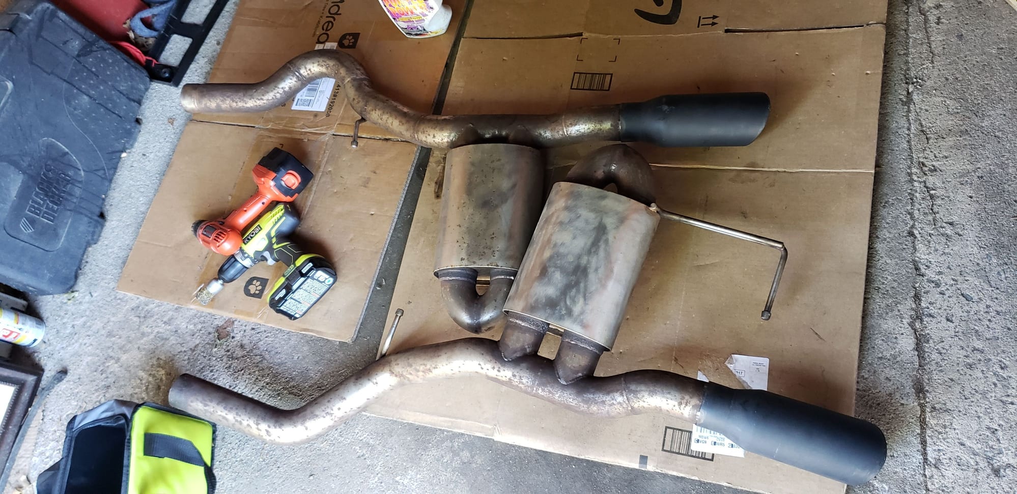 Engine - Exhaust - Jaguar F-Pace Velocity AP Touring Exhaust with Black Tips - Used - New Milford, NJ 07646, United States