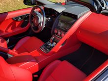 Flashy red interior isn’t usually my style, but as I bought it used I had no choice. But since the rest of the car is black, it seems to add the pop it needs to stand out.