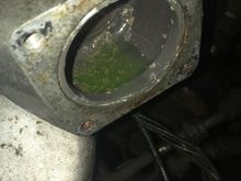 Old thermostats removed. 