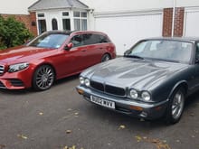 My first Jag and the daily driver alongside.