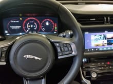 The dash can also go to a full screen navigation display. Everything felt fantastic that your hands could touch.