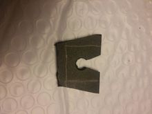 started with a simple outline, used a tapered drill to cut the hole then cut the two angled notches, then outside the line to an approximate edge to fold for the replacement I needed