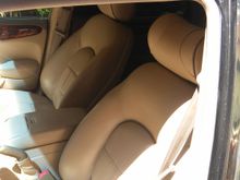 Driver's seat. Leather is in good order.
