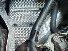 filled DIY heat shield
