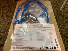 Oddly enough, Fel-Pro’s catalog says this set isn’t compatible with our cars, however, their packaging says otherwise...